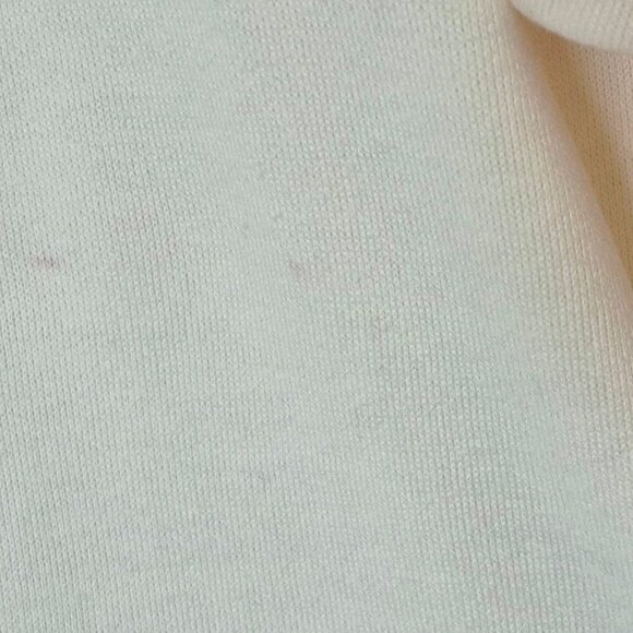 NWT Calvin Klein Jeans cream beige sweatshirt with gold sequin logo branding, M - Picture 7 of 7